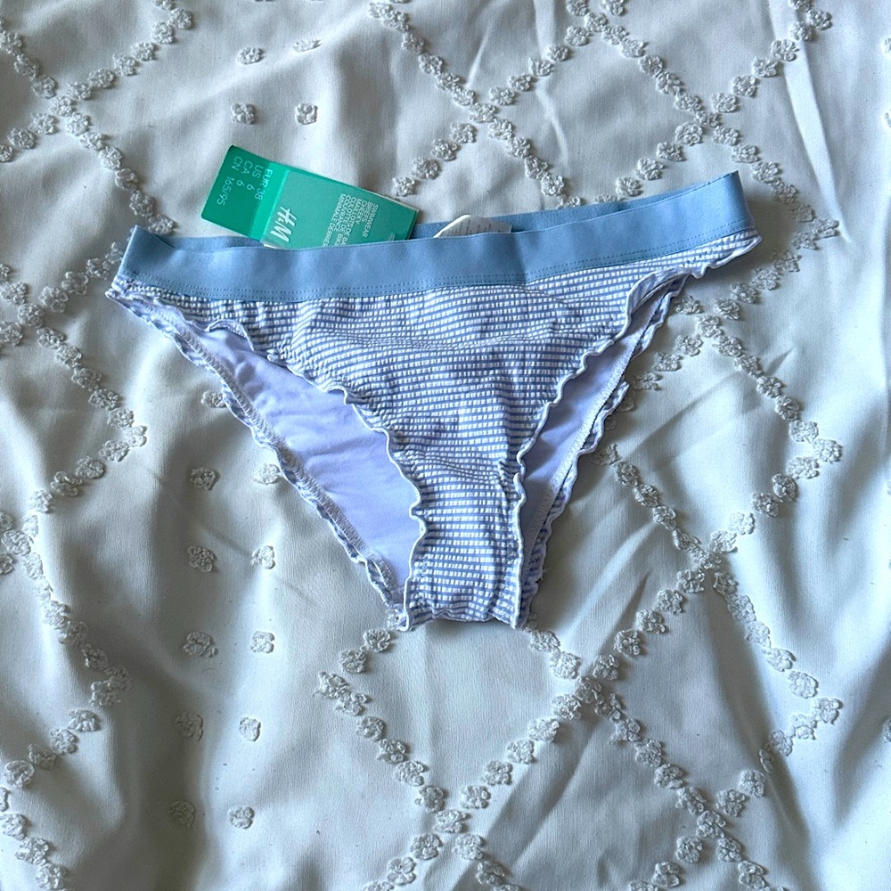 H&M Stripe Bikini Bottoms (NWT)